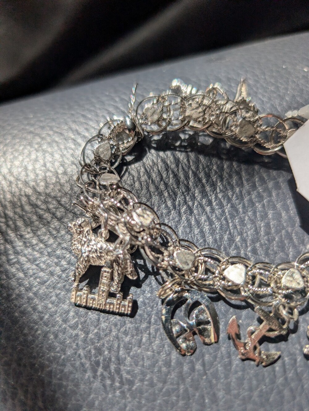 Forstner Vintage Sterling Silver Souvenir Charm Bracelet — 38 Grams - Picture 2 of 12